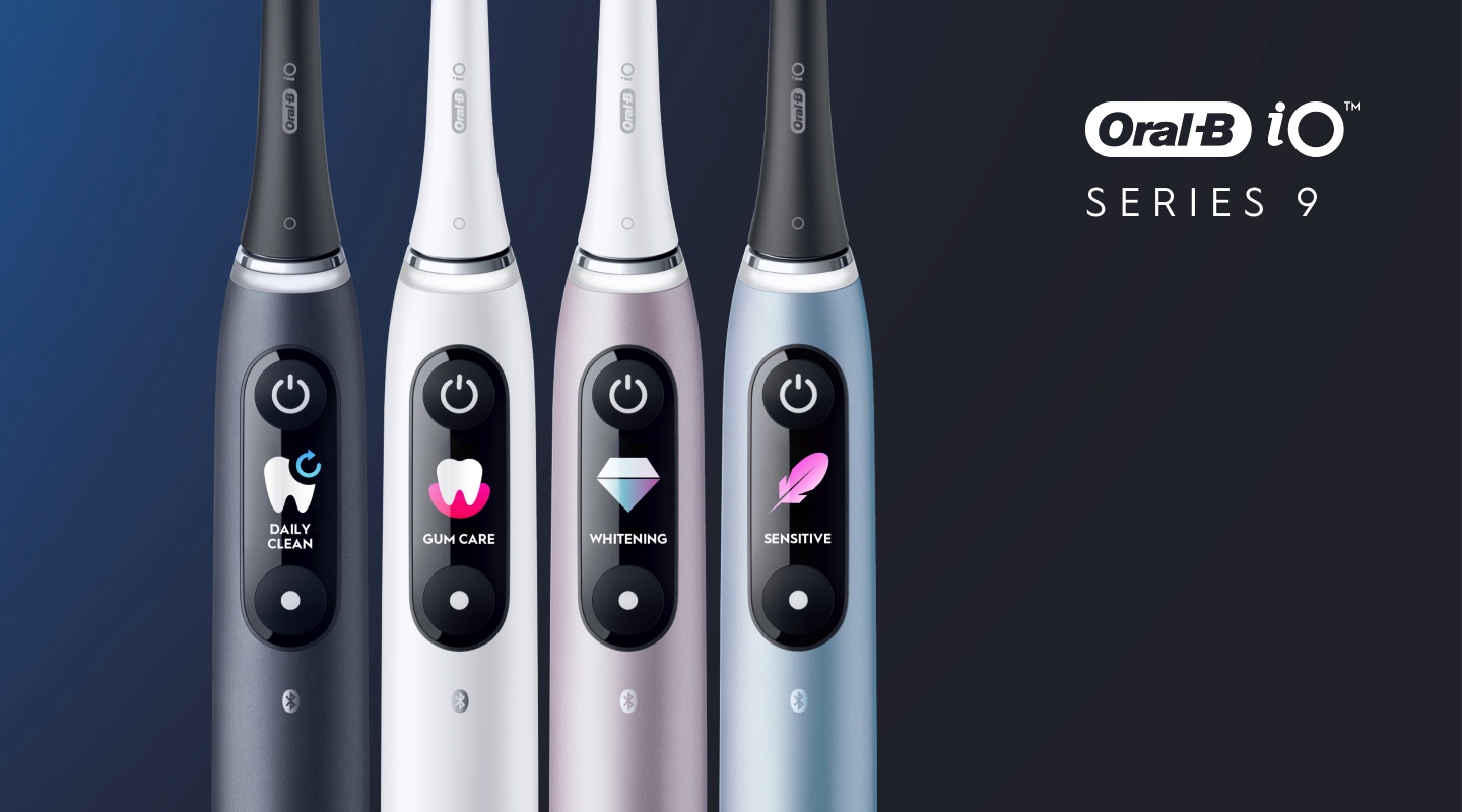 iO Series 9 Rechargeable Electric Toothbrush, Rose Quartz